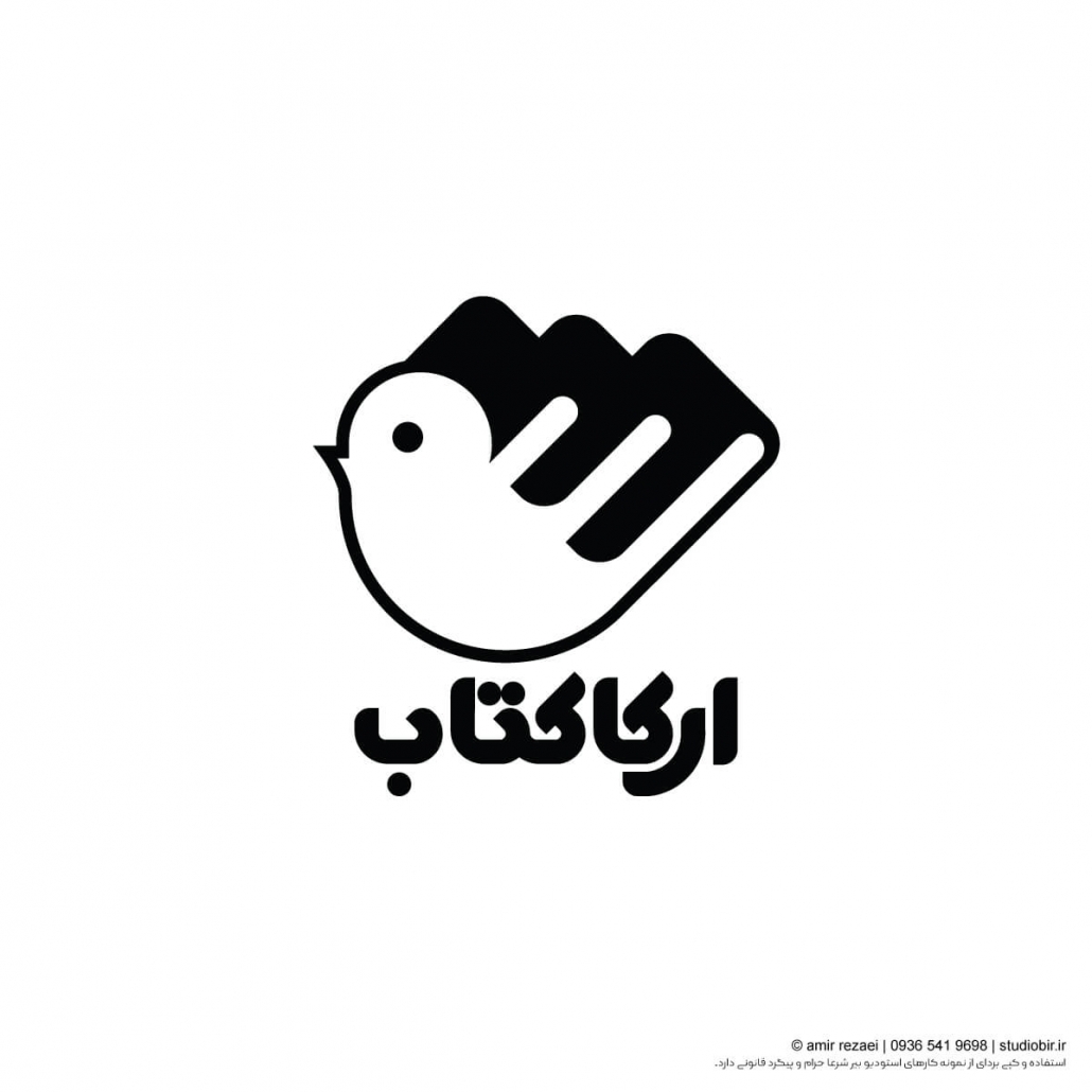 طراحی لوگو ارکا کتاب