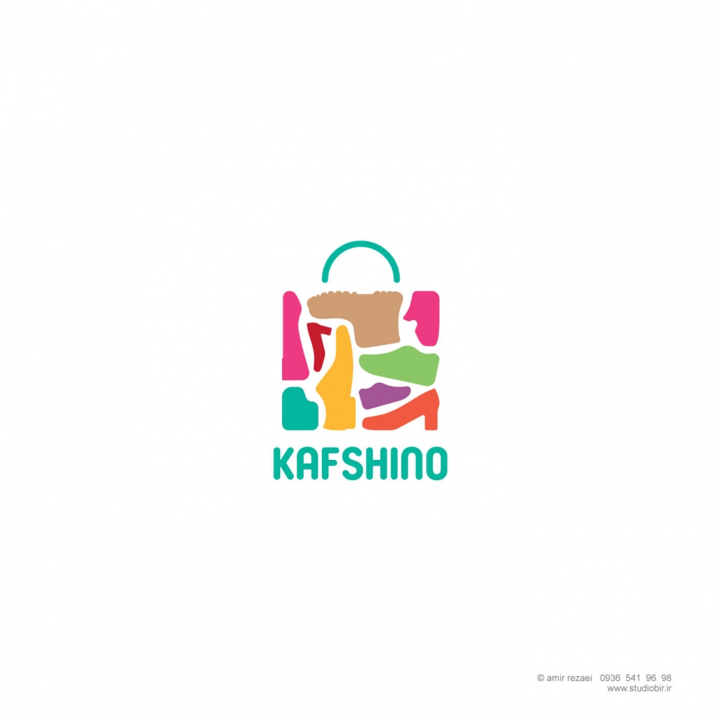 طراحی لوگو فروشگاه کفش کفشینو