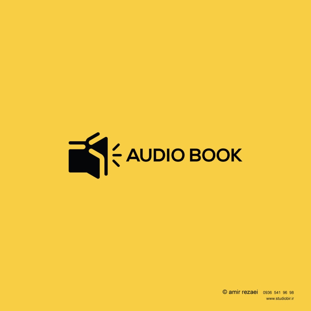 طراحی لوگو وبسایت کتاب صوتی