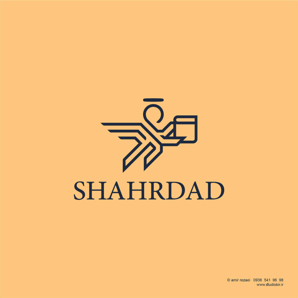 طراحی لوگو اپلیکیشن حقوقی قضایی شهرداد