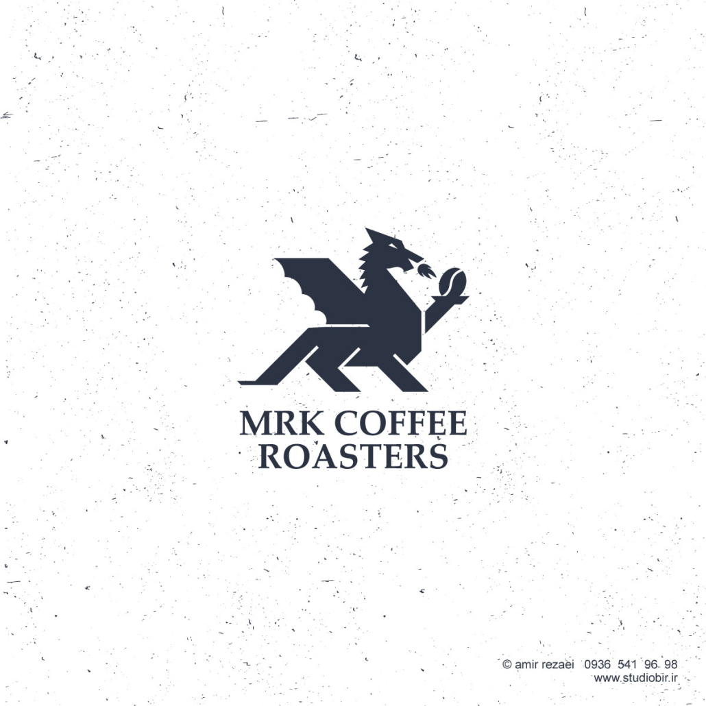 طراحی لوگو برشته کردن قهوه mrk
