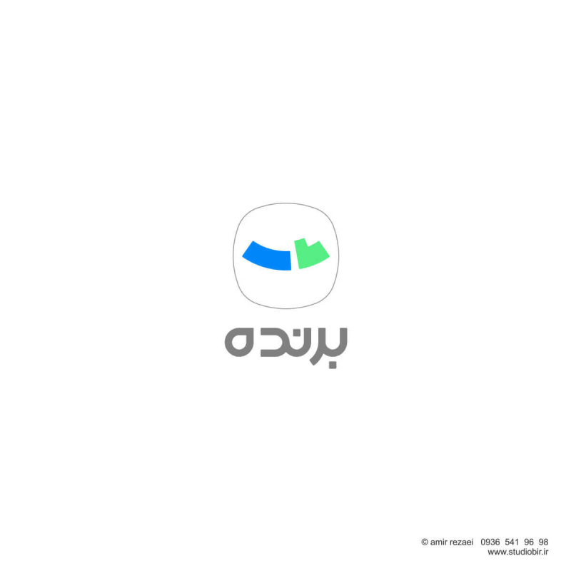 طراحی لوگو اپلیکیشن و وبسایت برنده