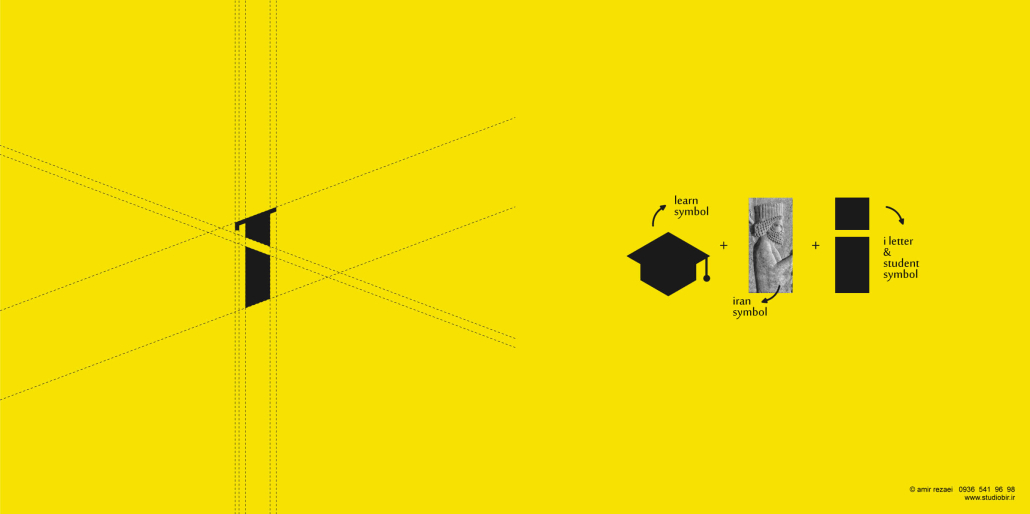 ایده طراحی لوگو پلتفرم آموزش آنلاین ایران لرن