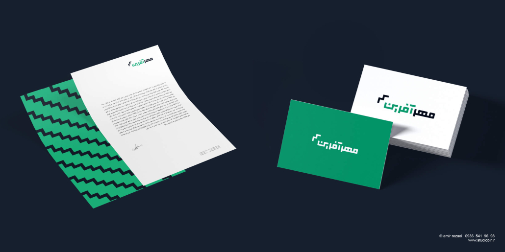 طراحی لوگو کارگزاری مهرآفرین