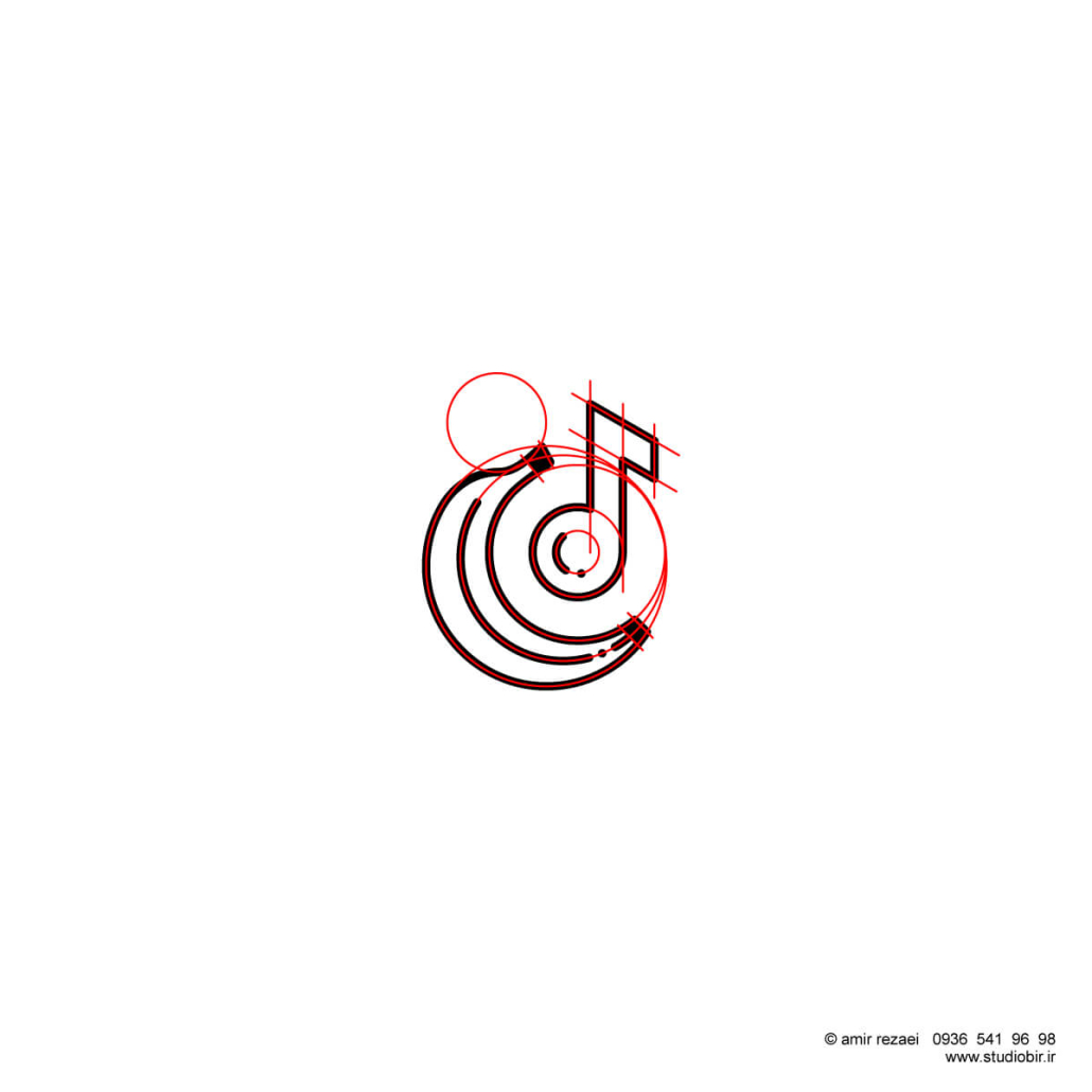 طراحی لوگو استودیو موزیمیشین