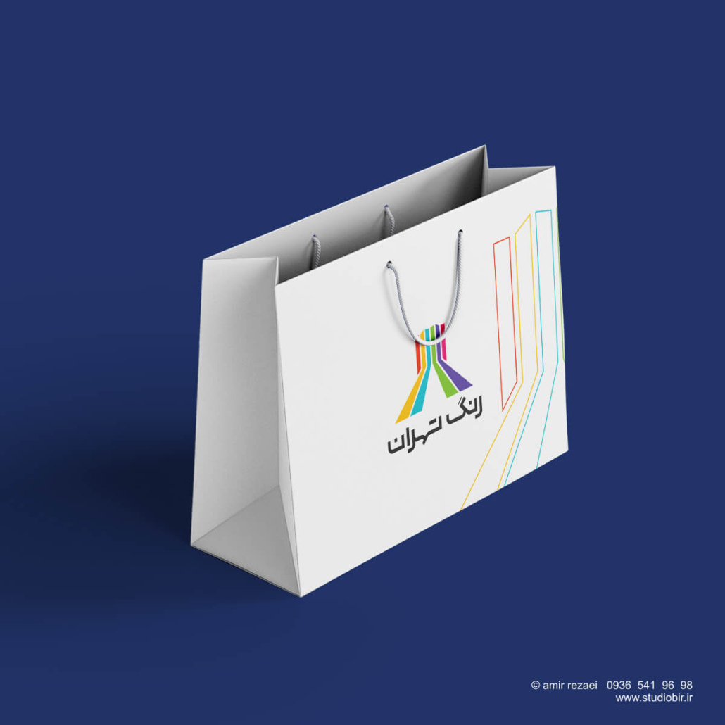 طراحی لوگو شرکت پخش رنگ تهران