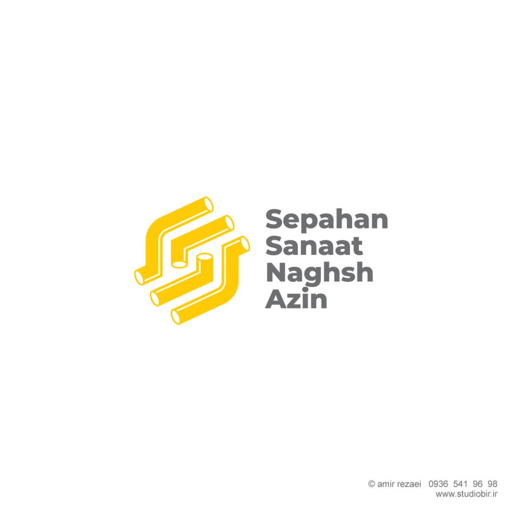 طراحی لوگو تولید کننده لوله و پروفیل ssna