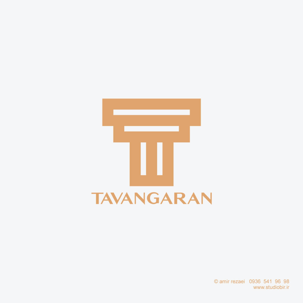 طراحی لوگو شرکت ساختمانی توانگران