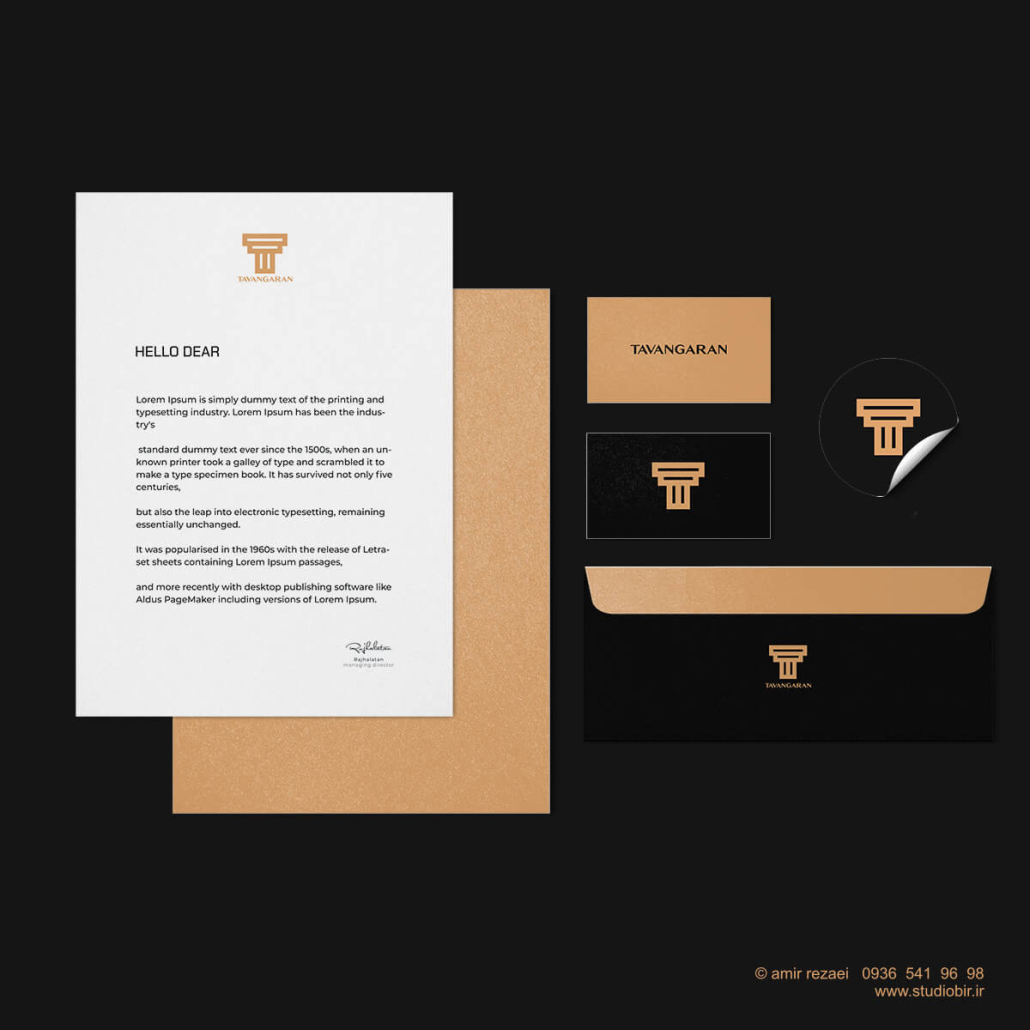 طراحی لوگو شرکت ساختمانی توانگران