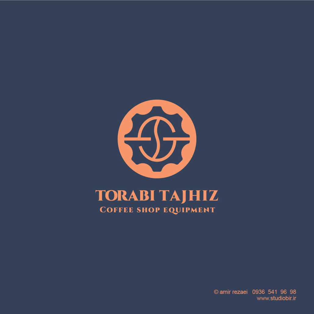 طراحی لوگو فروش و تعمیر تجهیزات کافی شاپ